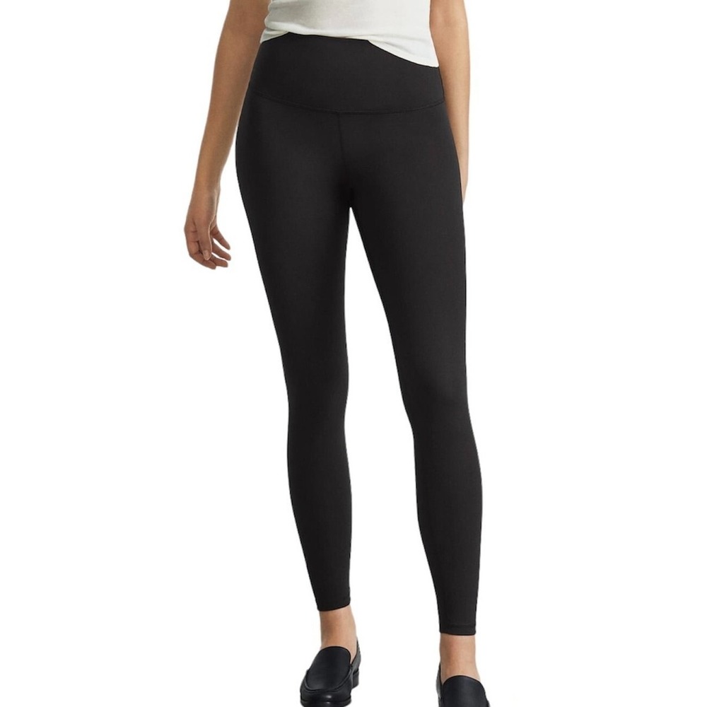 Everlane The Perform ReNew Leggings Black Medium M High Rise Compression Yoga